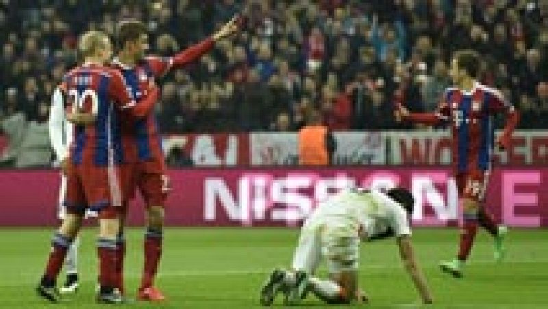 El mediapunta del Bayern hizo su segundo tanto apenas dos minutos después del gol de Ribéry, (4-0).