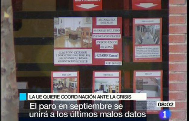 Telediario 1 - Telediario en 4' - 02/10/08