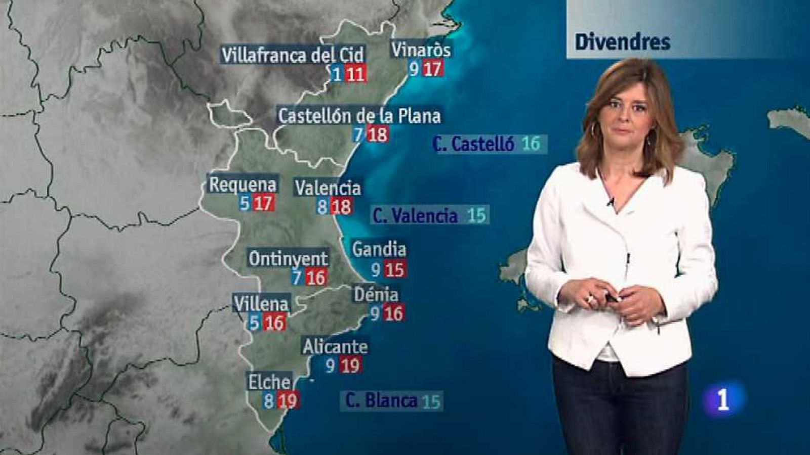 El tiempo en la Comunidad Valencianan - 12/03/15