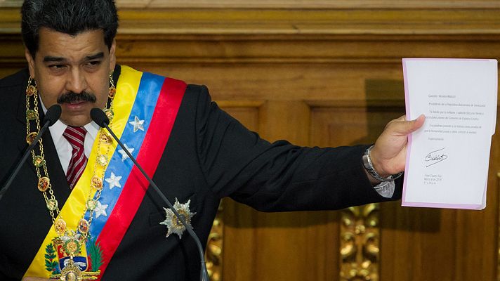 Telediario 1 - La Eurocámara pide que liberen a los opositores venezolanos