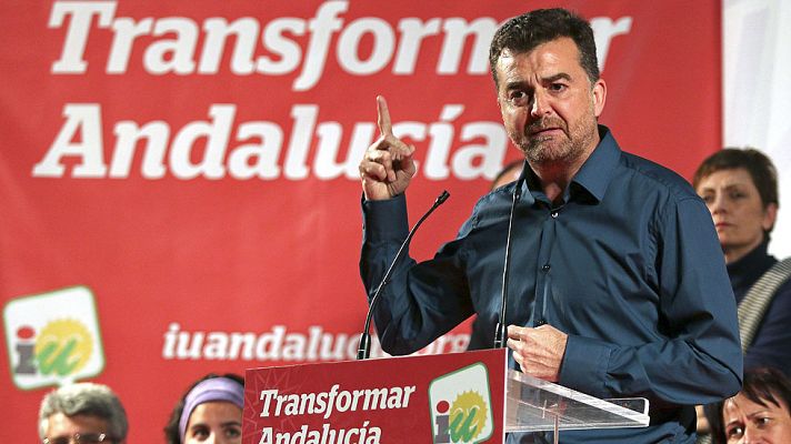 Telediario 1 - IU ve "muy complicado" reeditar el gobierno con el PSOE