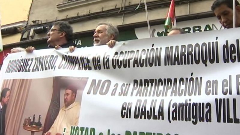 Zapatero interviene en un foro auspiciado por el Rey Mohamed VI