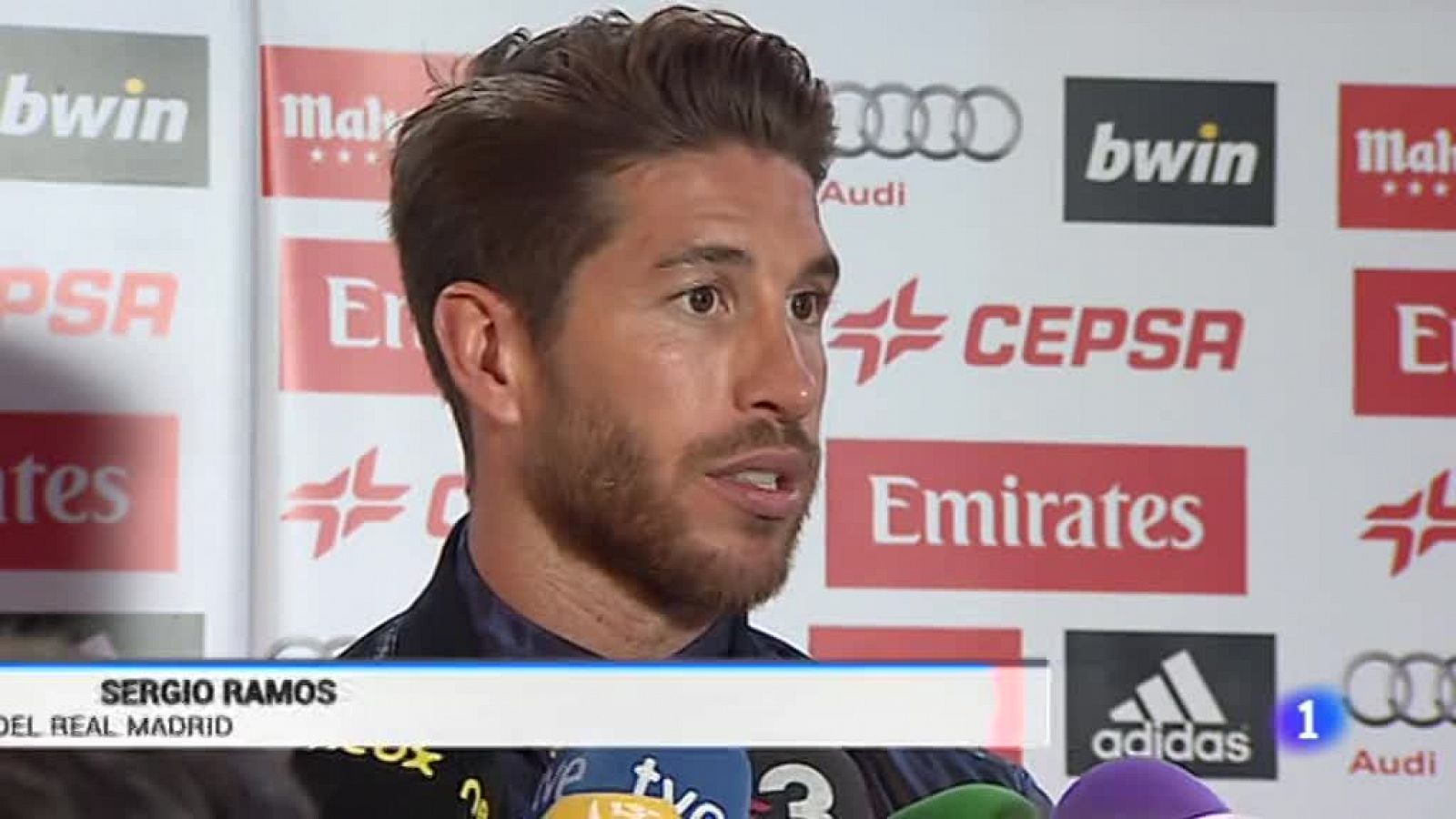 Telediario 1: Sergio Ramos no encuentra justificación a los pitos a Ancelotti | RTVE Play