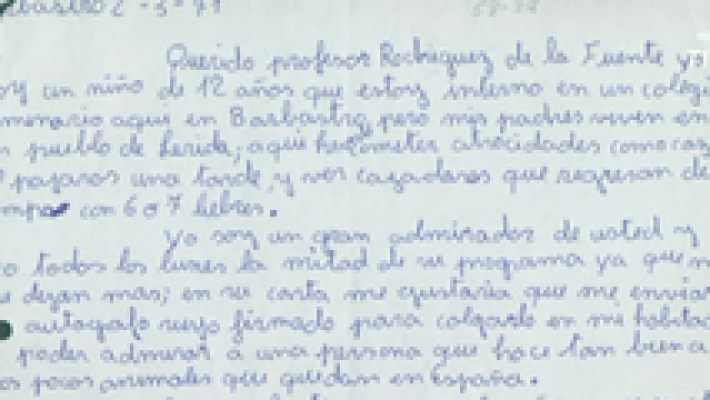 ¿Le escribías cartas a Félix Rodríguez de la Fuente?