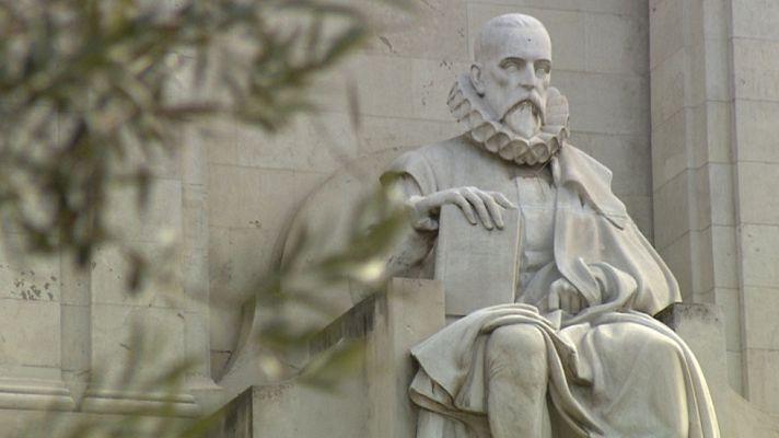 Telediario 1 - Muchas páginas en blanco en la biografía de Cervantes