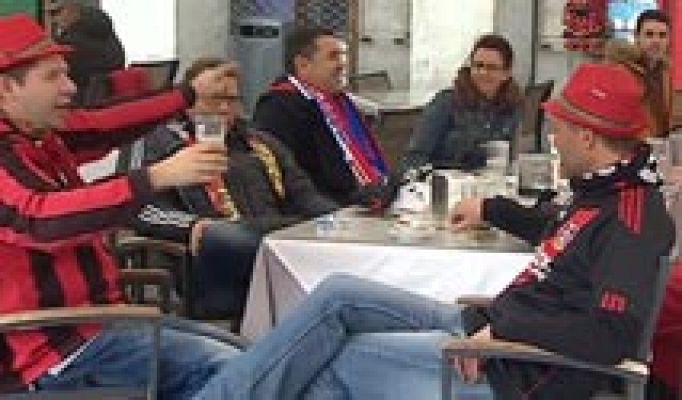 Telediario 1 - Poco ambiente germano en Madrid