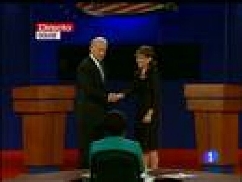  Debate entre los candidatos a la vicepresidencia Sarah Palin y Joseph Biden.
