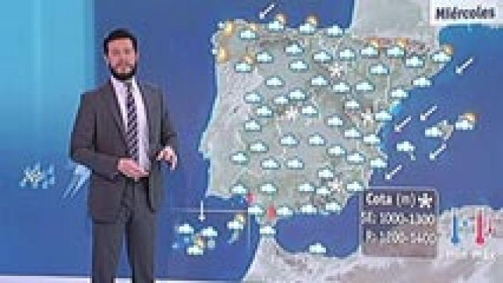 Lluvias en el sureste y el Mediterráneo