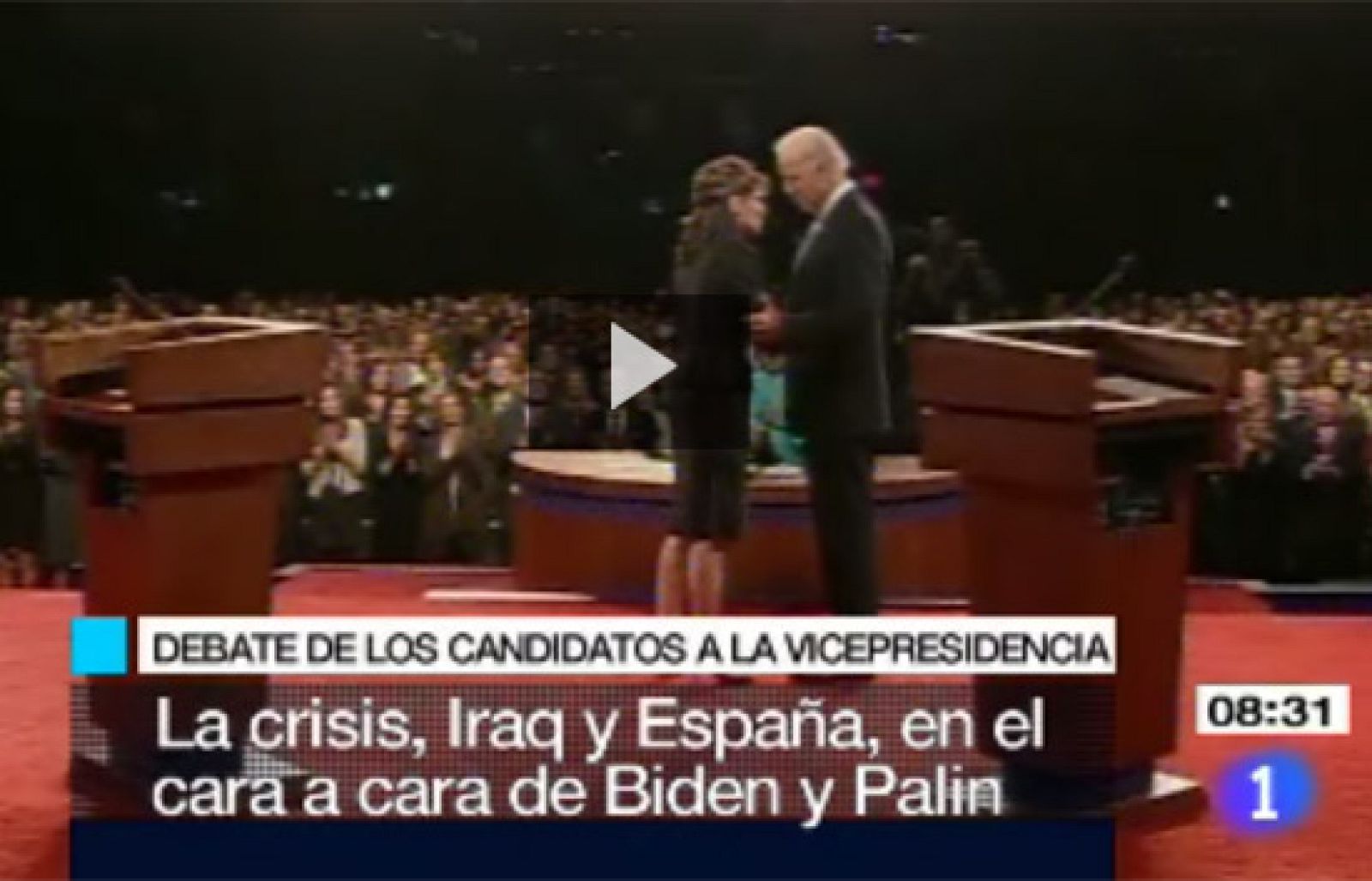 Telediario 1: Telediario en 4' - 03/10/08 | RTVE Play