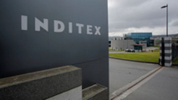 Telediario 1 - Inditex ganó 2.500 millones en su año fiscal 2014-2015, un 5% más que un año antes