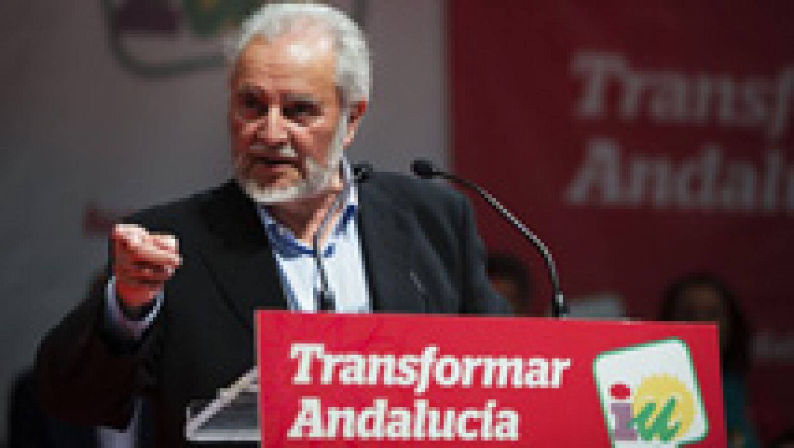 Telediario 1: Anguita pide el voto para IU, que "tiene que tender la mano" en Andalucía a partidos como Podemos  | RTVE Play
