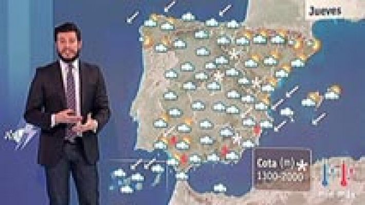 Lluvias en casi toda la Península y temperaturas en ascenso