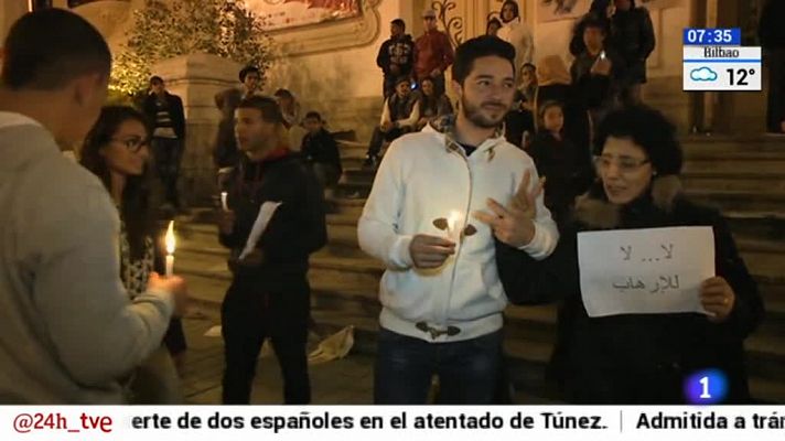 Vigilia en Túnez por las víctimas del atentado 
