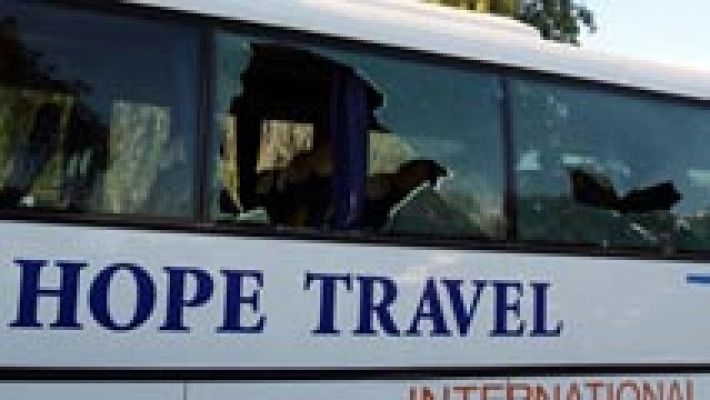 Telediario 1 - Exteriores busca a dos españoles desaparecidos en Túnez