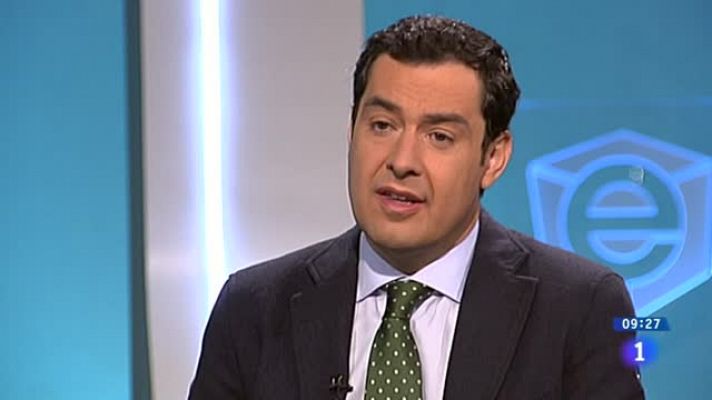 Entrevista a Juanma Moreno (PP) en Los Desayunos de TVE