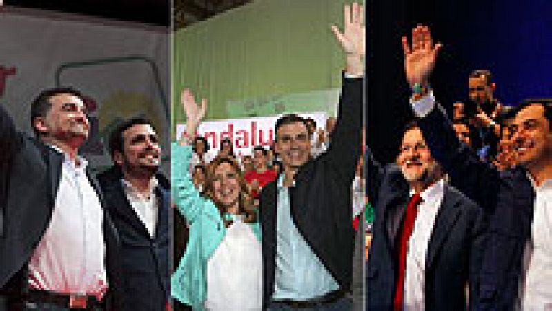 Último día de campaña electoral en Andalucía