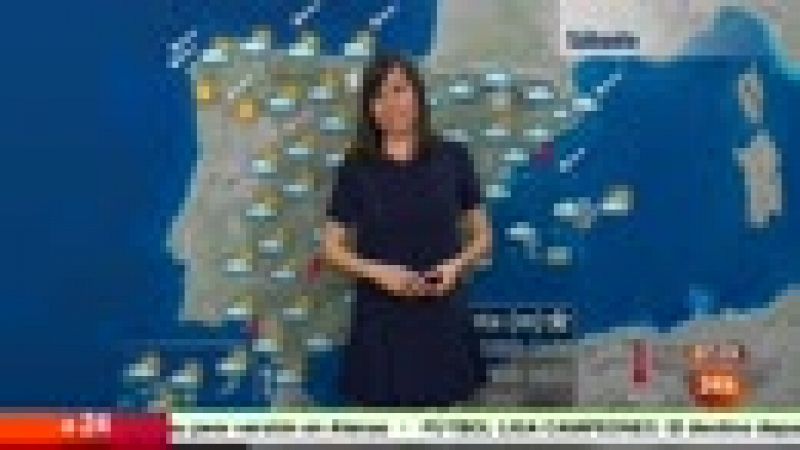 Fuerte precipitaciones en el área mediterránea peninsular