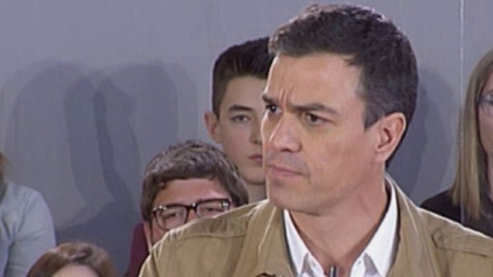 Telediario 1 - Sánchez promete derogar la ley de la administración local