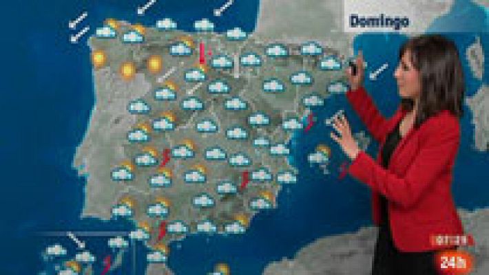 Lluvias localmente fuertes en Canarias, Comunidad Valenciana y Cataluña