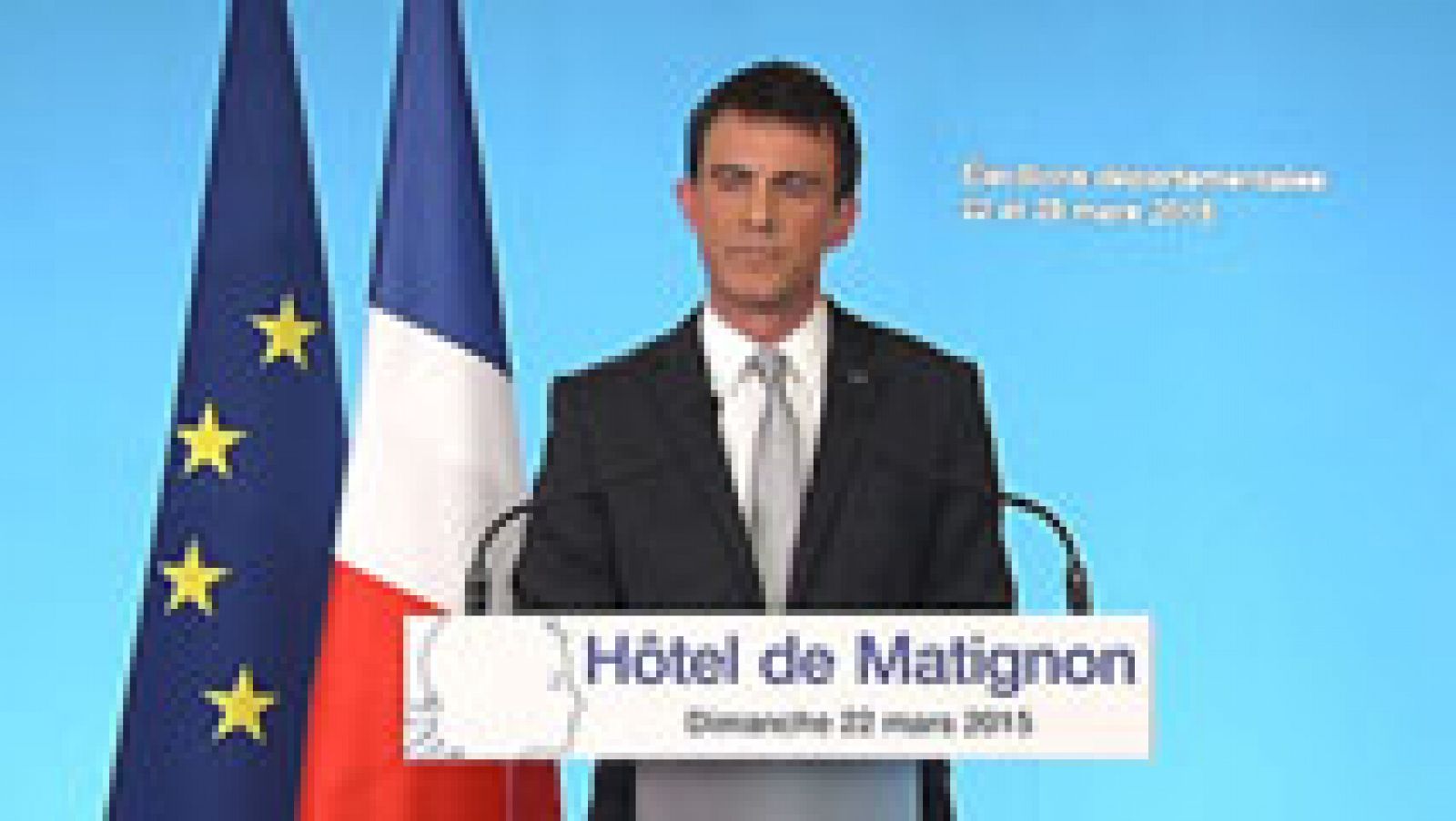 Telediario 1: En Francia ya hay sondeos a las elecciones departamentales | RTVE Play