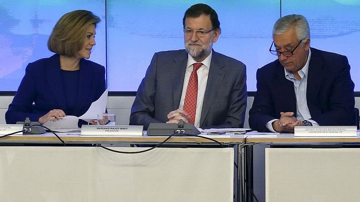 Telediario 1 - Rajoy cree que el resultado andaluz no es extrapolable