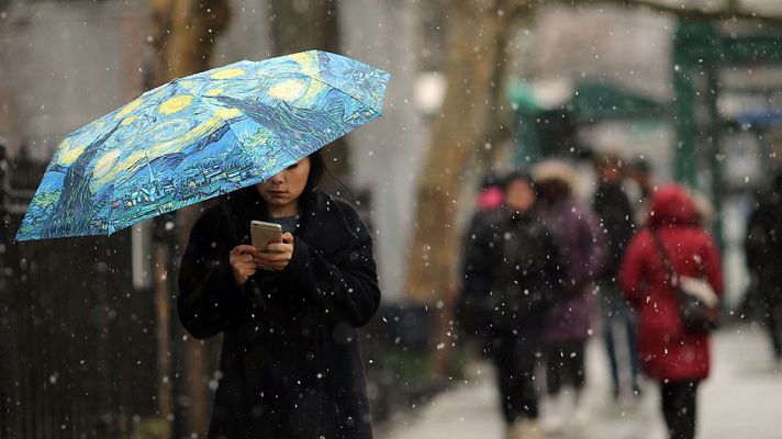 El tiempo - Siguen las lluvias y el viento fuertes y nieva en cotas bajas