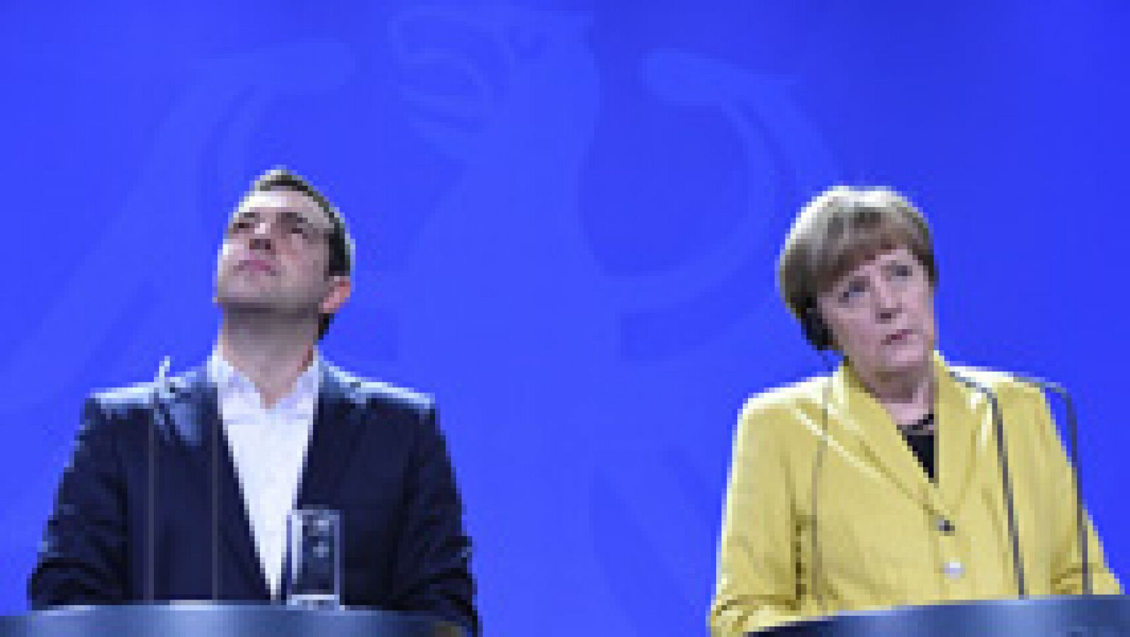 Telediario 1: Merkel y Tsipras constatan su voluntad de acuerdo pese a las diferencias sobre las reformas pendientes | RTVE Play