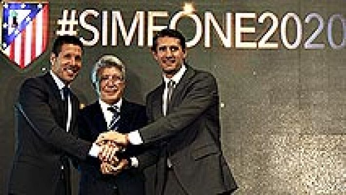 Simeone renueva su contrato con el Atlético de Madrid hasta 2020
