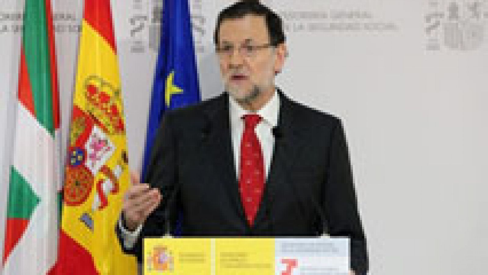 Telediario 1: Visita oficial de Rajoy al centro memorial de victimas del terrorismo | RTVE Play