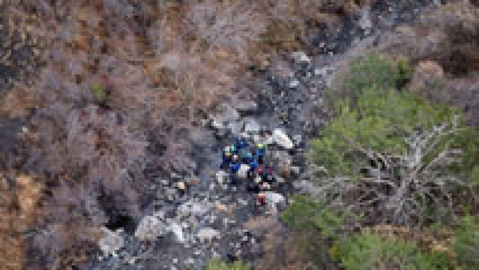 El rescate del avión siniestrado en los Alpes podría durar varios días