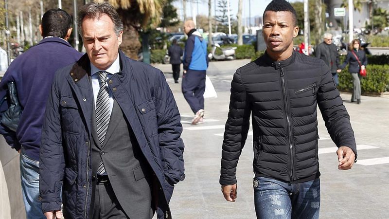 Los jugadores Uche y Paredes prestan declaración ante la juez que lleva la querella por el presunto amaño del partido de mayo de 2011.