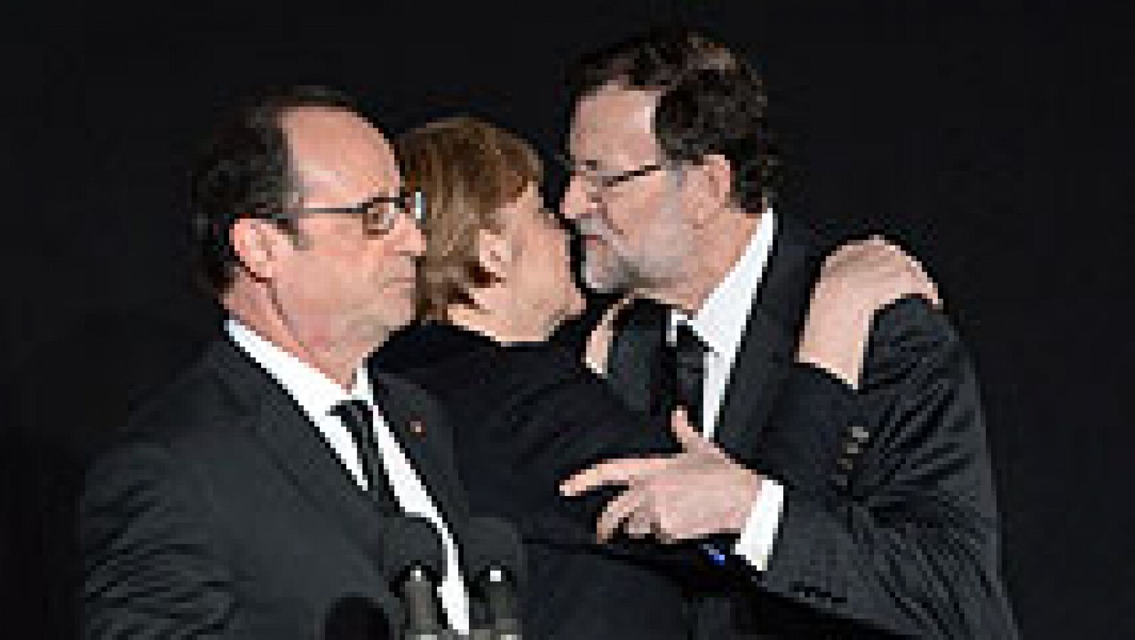 Rajoy, Hollande y Merkel trabajarán "juntos" para conocer las causas del accidente aéreo