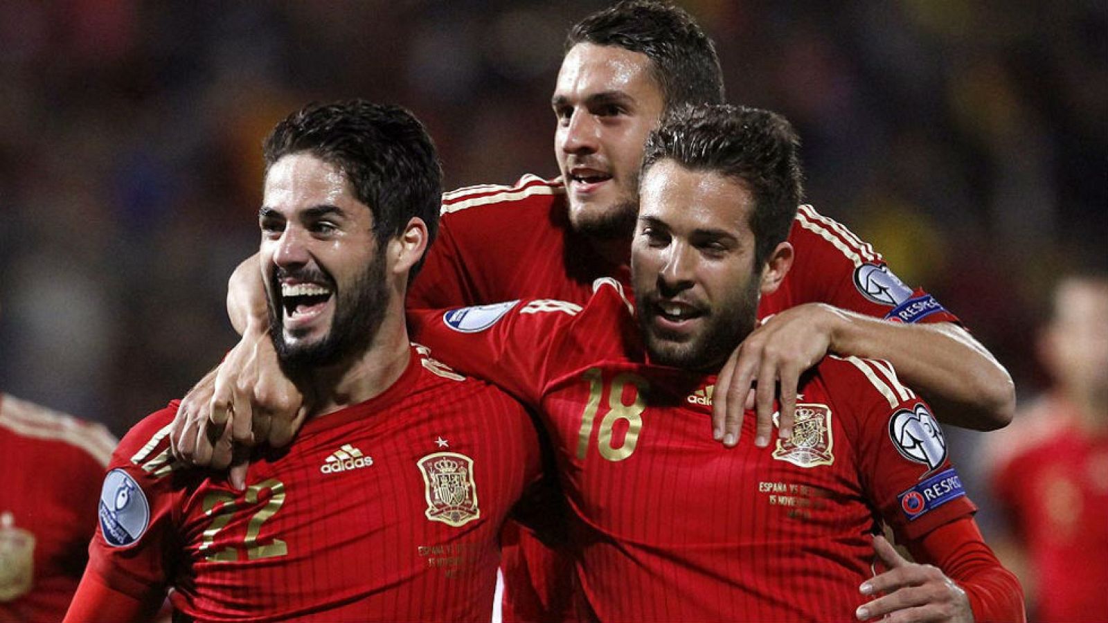 España vs Ucrania en La 1 de TVE