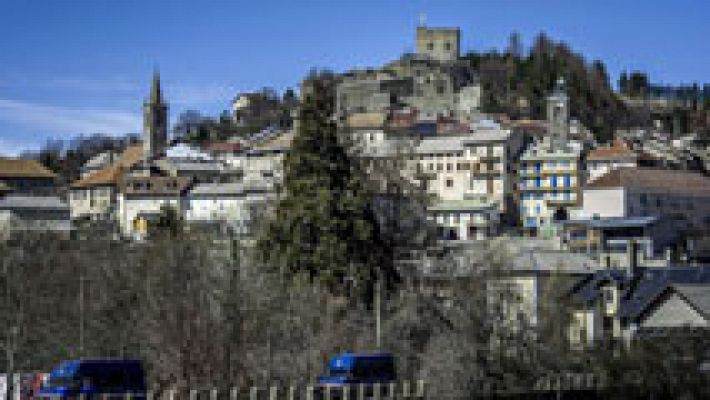 Telediario 1 - Solidaridad con las víctimas del avión de Germanwings