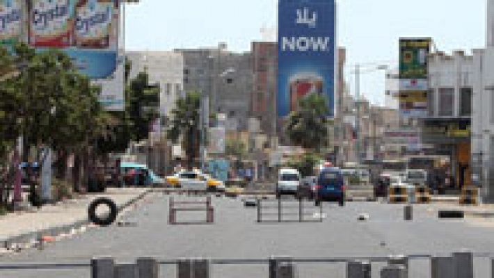 Telediario 1 - Cerca de 200 aviones participan en los bombardeos en Yemen