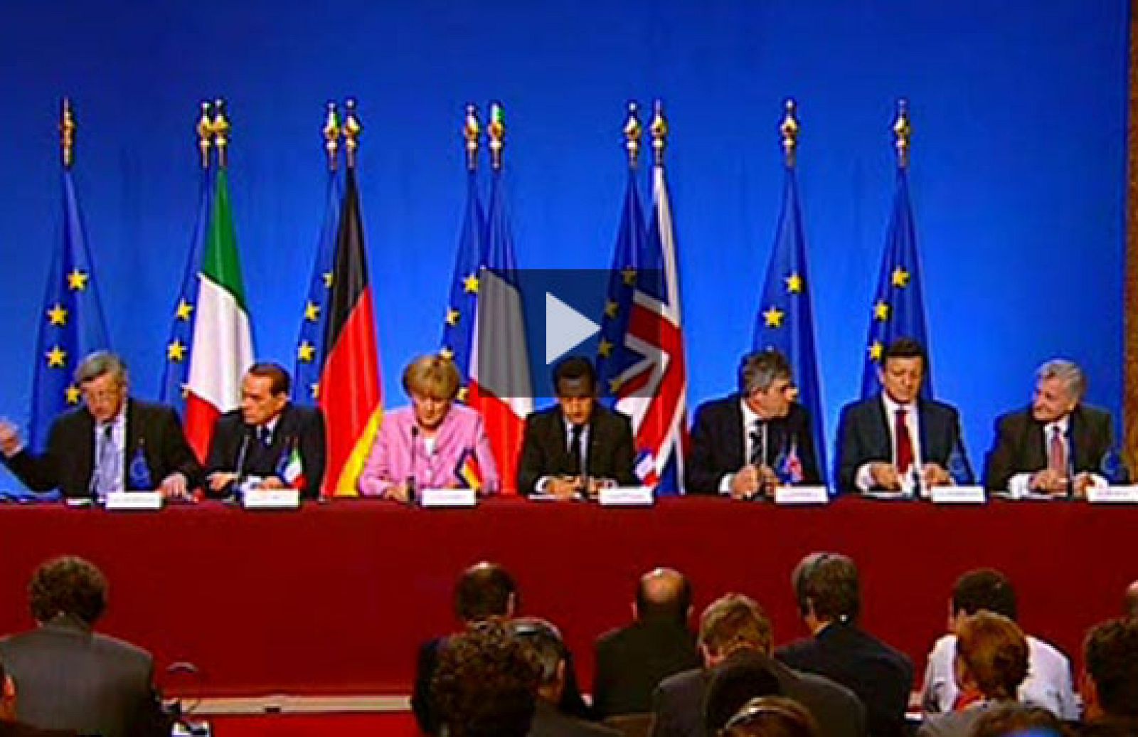 Los países europeos del G8 han convocado una cumbre internacional para refundar el sistema financiero mundial.  