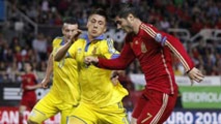Morata, protagonista en la victoria de España ante Ucrania