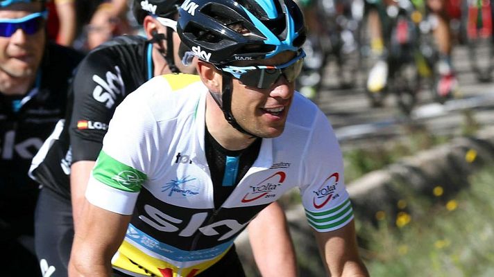 Telediario 1 - Porte resiste ante Valverde en Montjuïc y se lleva la Volta