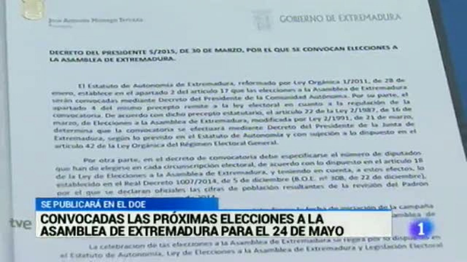 Noticias de Extremadura: Extremadura en 2' - 30/03/15 | RTVE Play