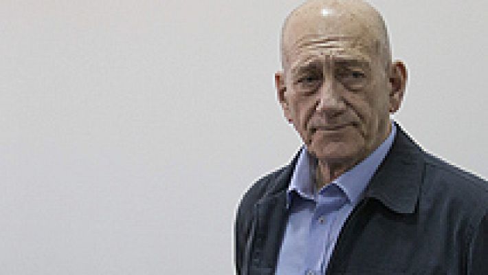El ex primer ministro israelí Ehud Olmert, condenado por otro caso de corrupción