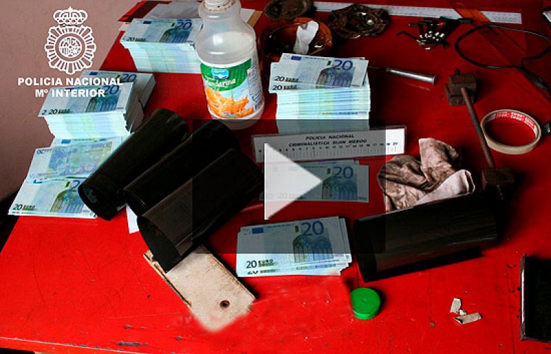  Desarticulada una red de falsificadores de dinero en Colombia