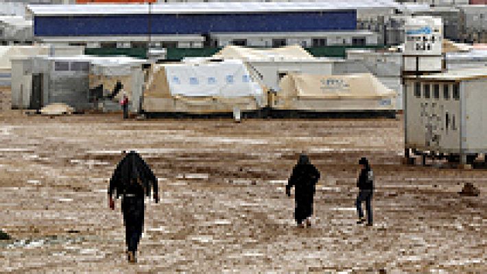 Telediario 1 - Zaatari, el segundo campo de refugiados más grande del mundo
