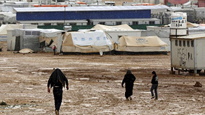 Telediario 1 - Zaatari, el segundo campo de refugiados más grande del mundo