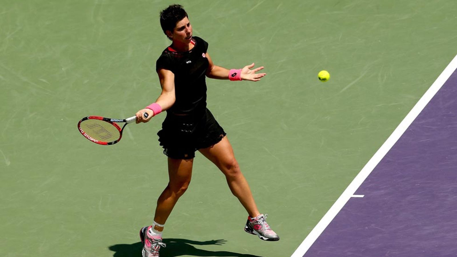 Carla Suárez, en la final de Miami | Ver