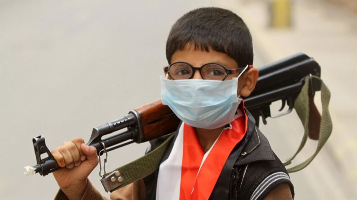 Telediario 1 - La ONU estudia un alto el fuego humanitario en Yemen