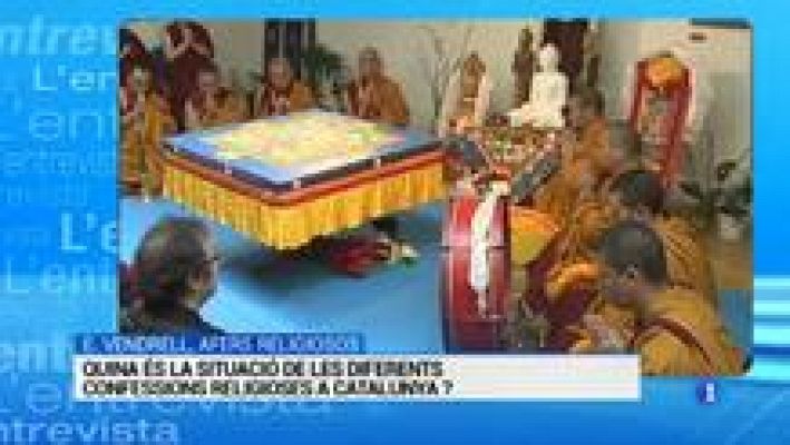 L'Informatiu - L'Entrevista de l'Informatiu Cap de Setmana parlem de religions amb Enric Vendrell