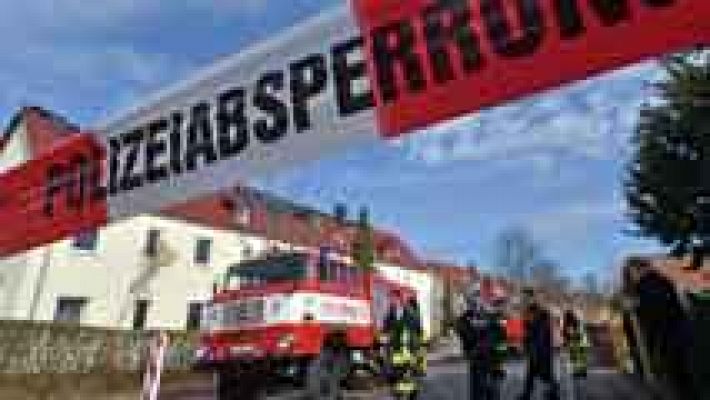 La policía alemana investiga el incendio del albergue 