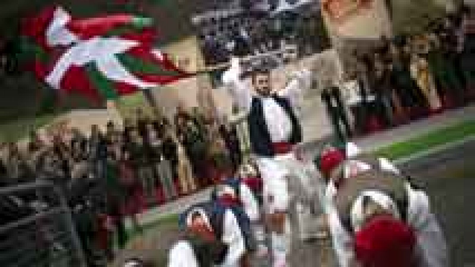 Telediario 1: Los nacionalistas vascos celebran el Aberri Eguna | RTVE Play