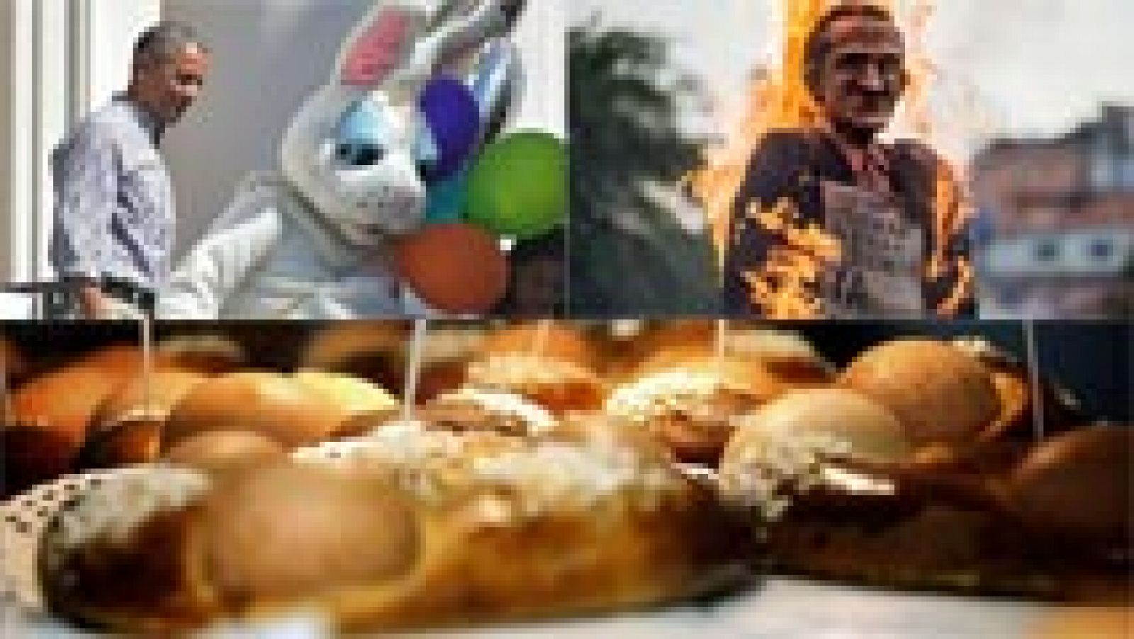 Telediario 1: Monas, conejos, Judas quemados y otras tradiciones de la Pascua | RTVE Play