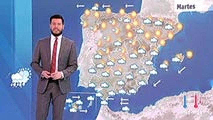 Nubes en el sur, sol en el norte y temperaturas sin cambios 